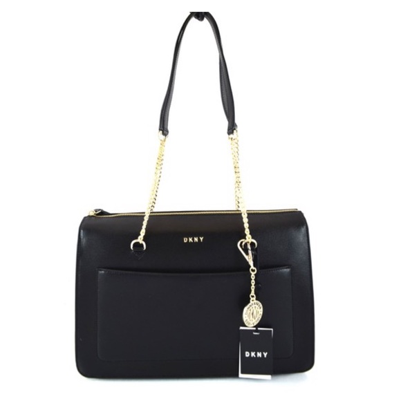 Dkny Handbags - DKNY Top zip leather bag